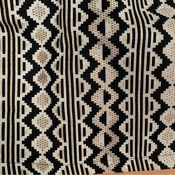 MinkPink Mini Skirt Geometric Metallic Print Size Small - Picture 3 of 5